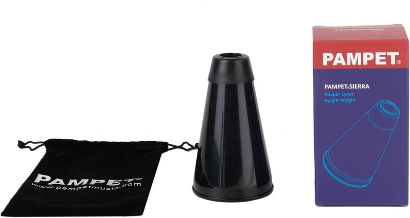 PAMPET SIERRA Trumpet Mute, Lightweight Practice Trumpet Mute Silencer (Blue) - Image 4